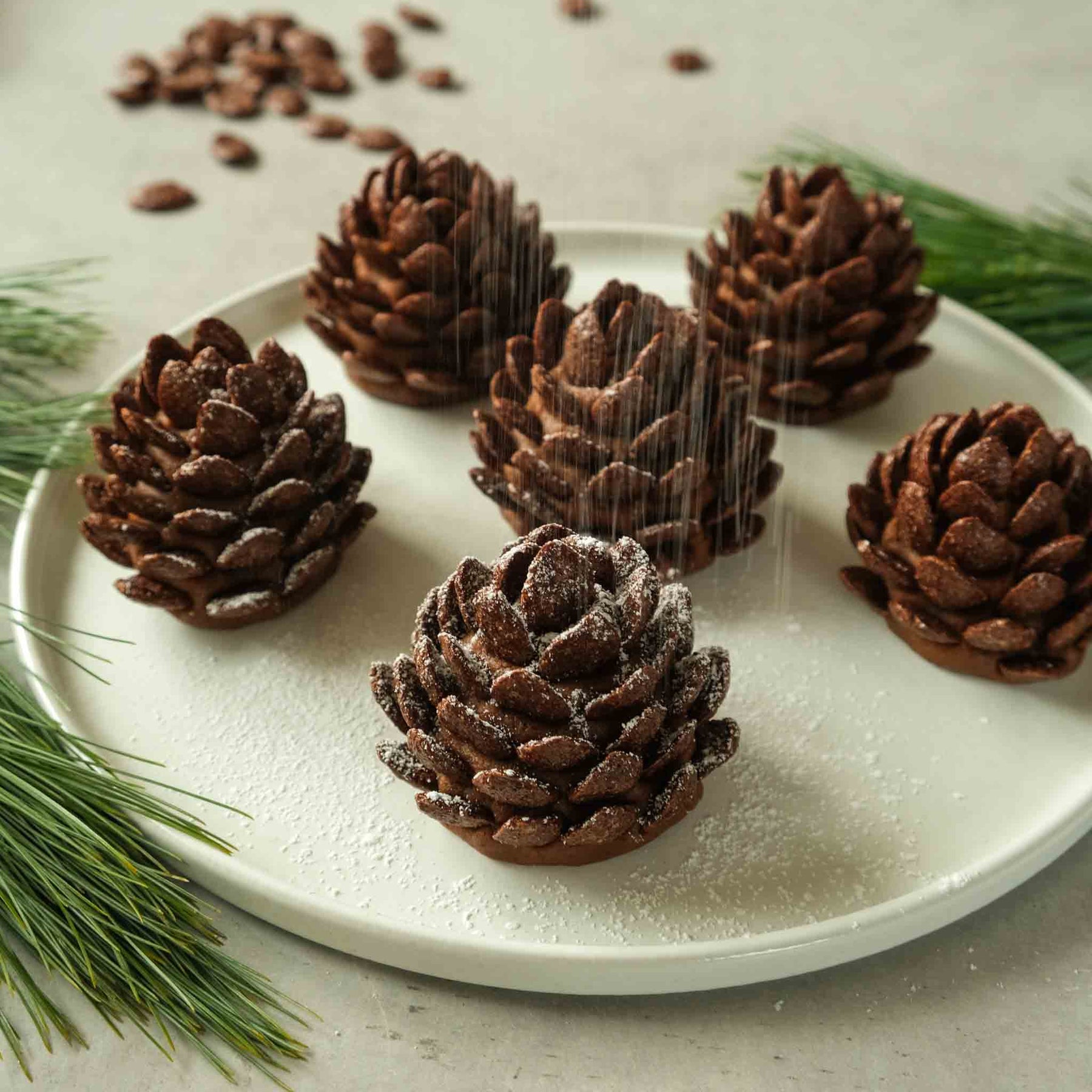 Tiramisu Tannenzapfen