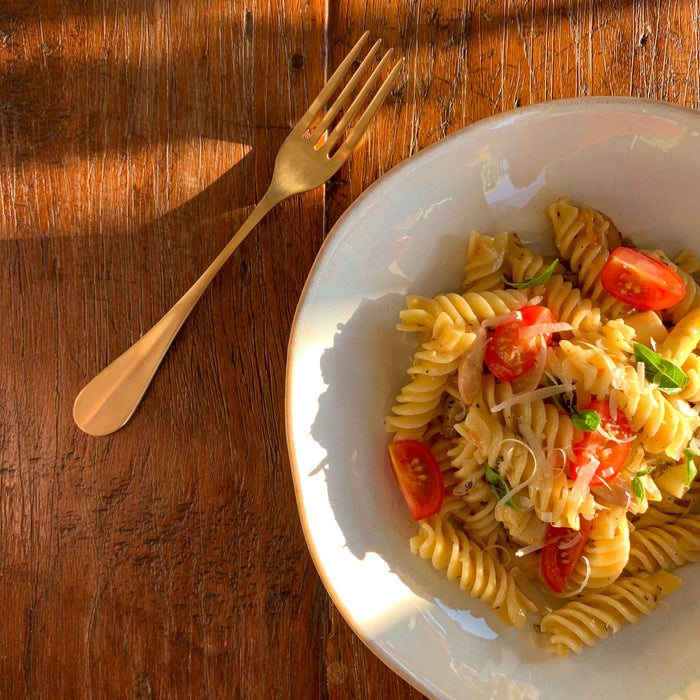 Spargel Pasta (weißer Spargel)