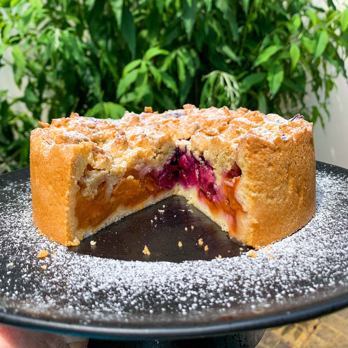 Streuselkuchen zweierlei