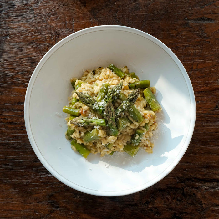 Frühlingshaftes Spargel Risotto