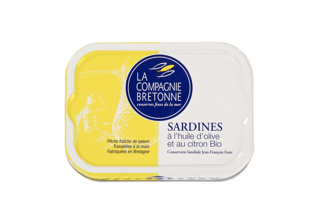 Sardinen in Bio Olivenöl - Zitrone