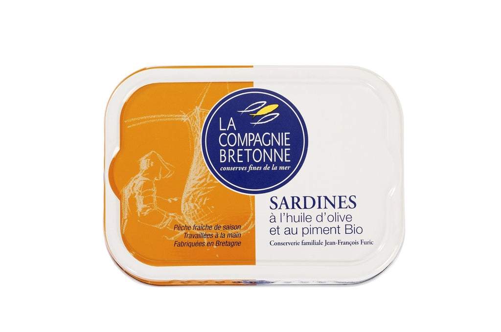 Sardinen in Bio Olivenöl - Chili