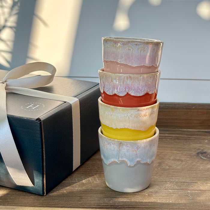 Geschenkbox 4 Grespresso Espressobecher - Shades of Sunset