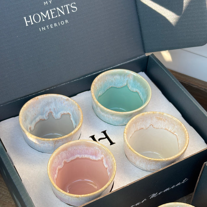 Geschenkbox 4 Grespresso Espressobecher - Shades of Pastell