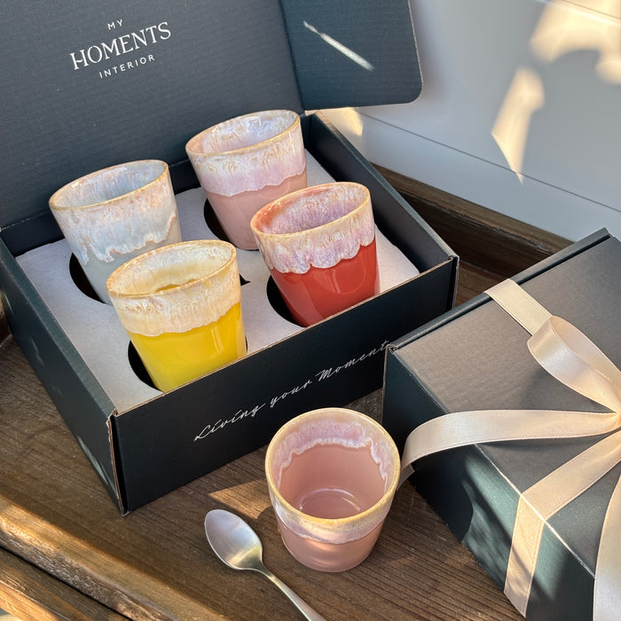 Geschenkbox 4 Grespresso Espressobecher - Shades of Sunset