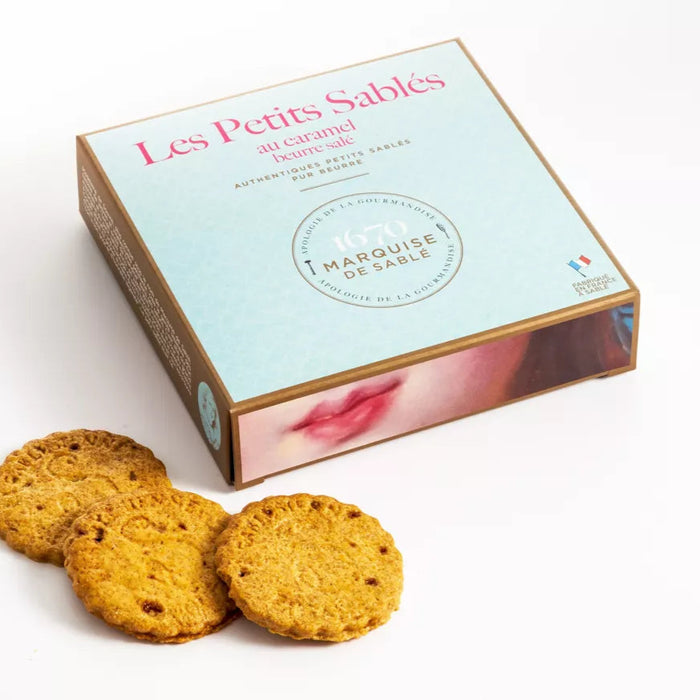 Sablés – feine französische Butterkekse mit gesalzenem Karamell