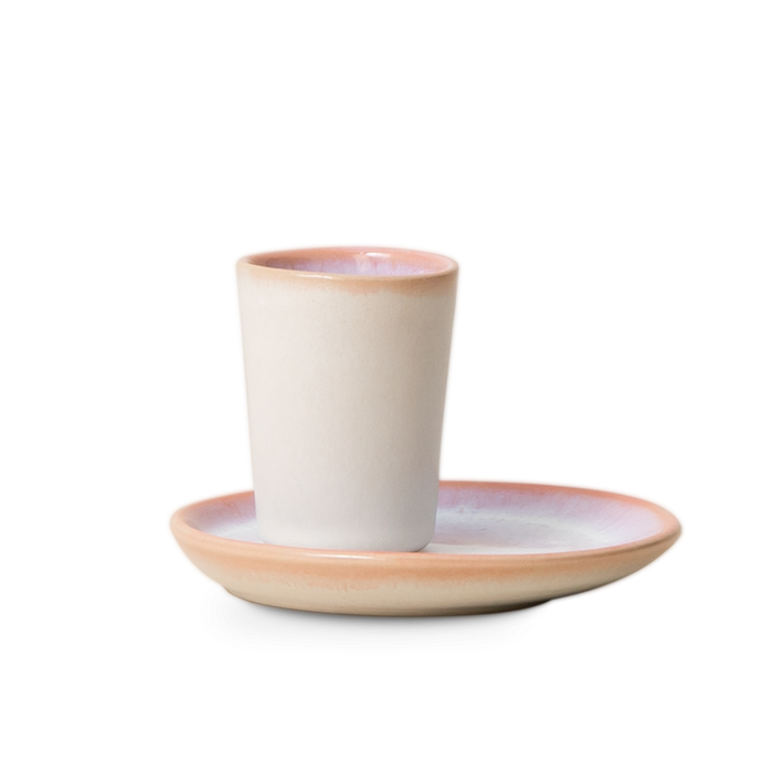 Espresso Becher Set mit Untertasse - Kollektion Aurora