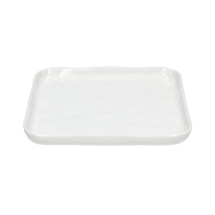 Rechteckiger Teller 20cm - Kollektion Porcelino