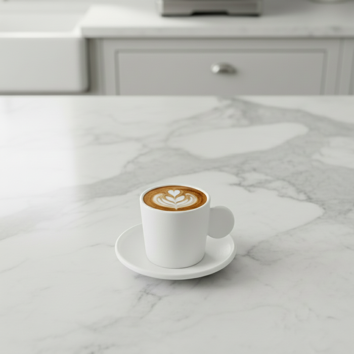 Cappuccino Tasse mit Untertasse - Kollektion Leggero