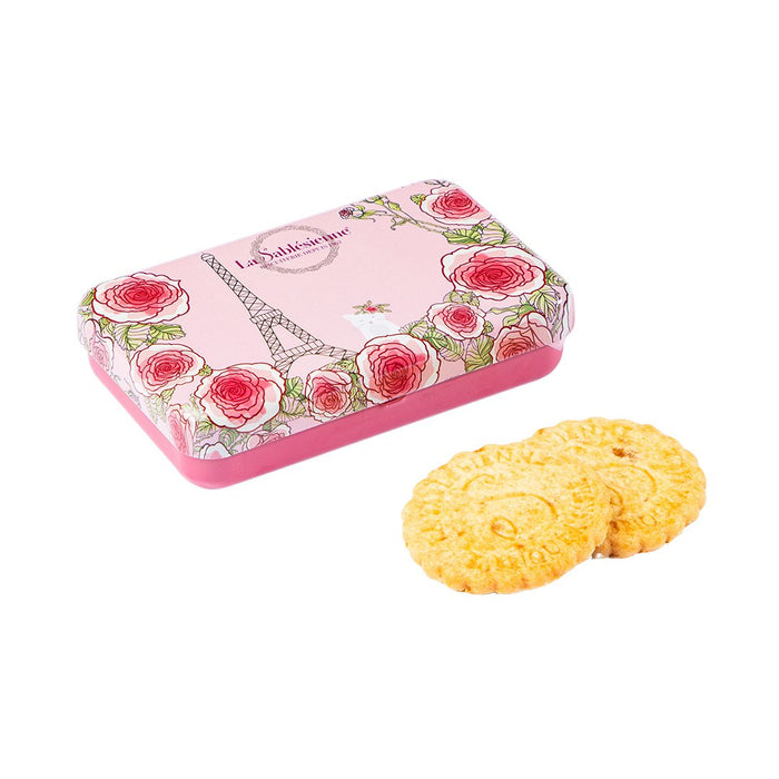 Sablés – feine französische Butterkekse in Mini Metalldose "Paris"