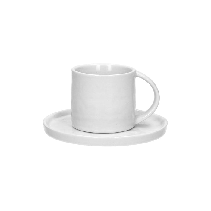 Espresso Tasse mit Untertasse - Kollektion Porcelino