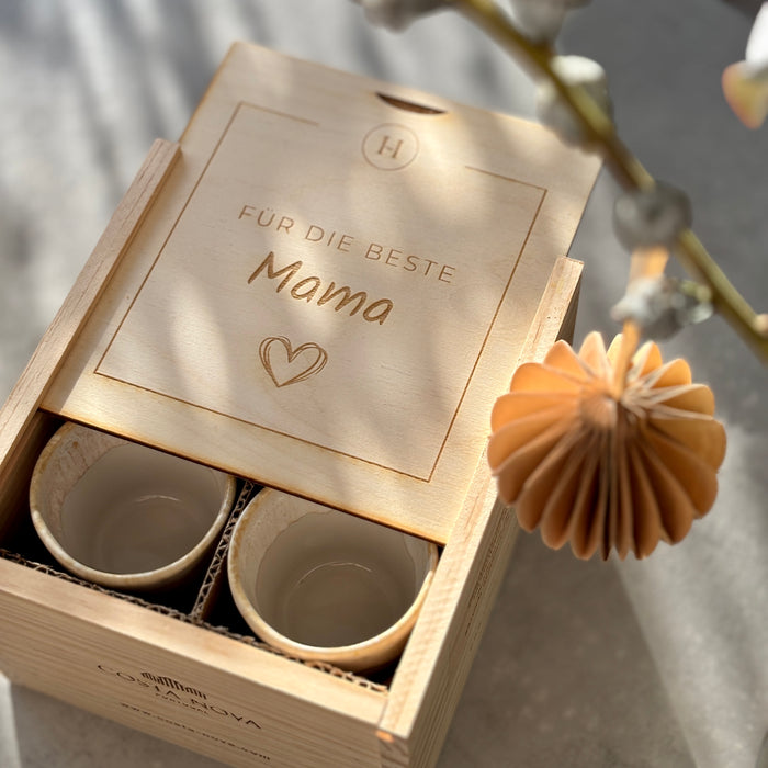 Geschenkbox Espresso Becher - Mama