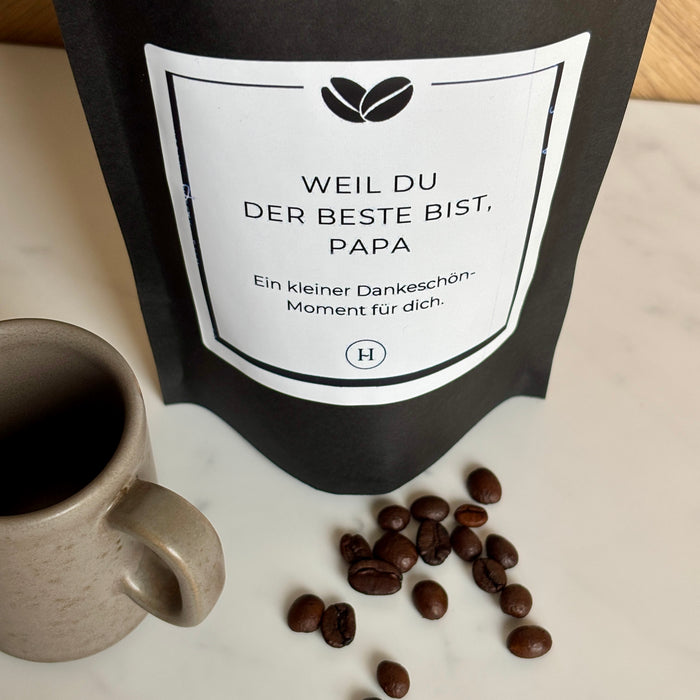 Geschenk: Espressomischung - Bester Papa