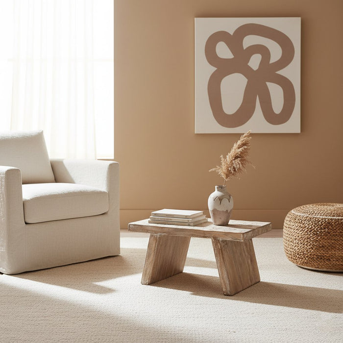 Hocker aus Mangoholz - handgefertigt