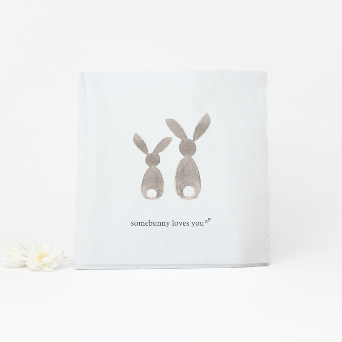 Papierserviette "Somebunny Loves You"