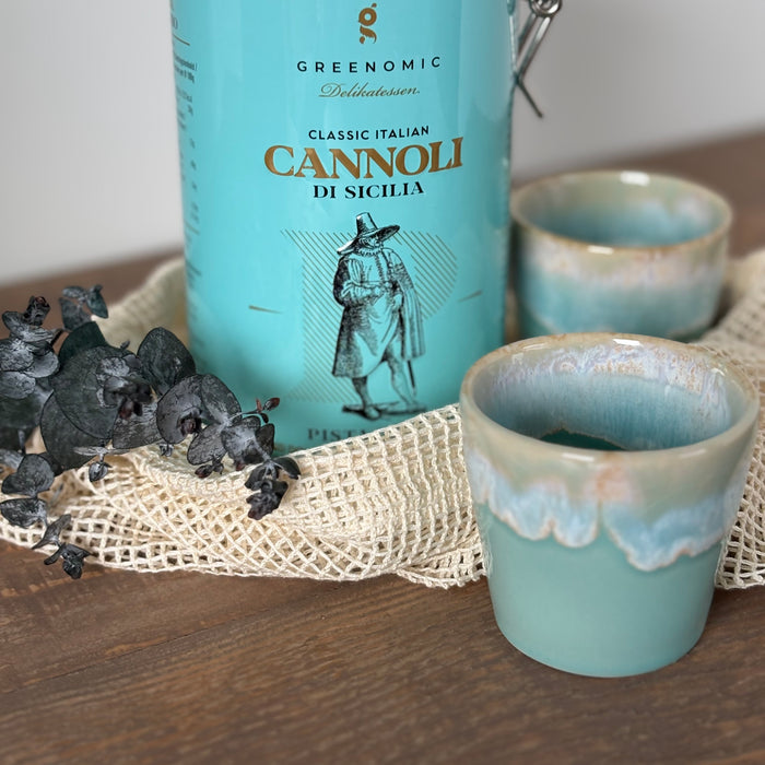 Coffee & Cannoli "Aqua" - Espresso Geschenkset