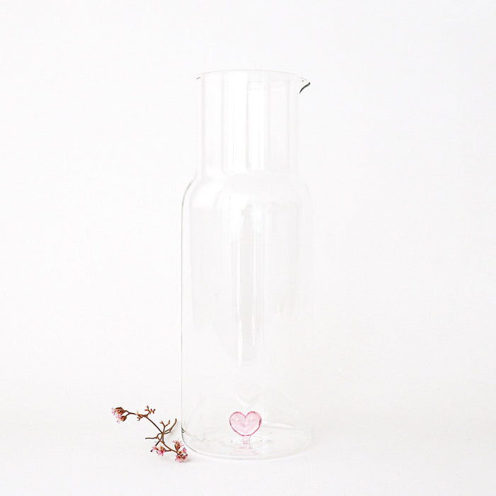 Wundervolle Wasserkaraffe mit Herz ♡