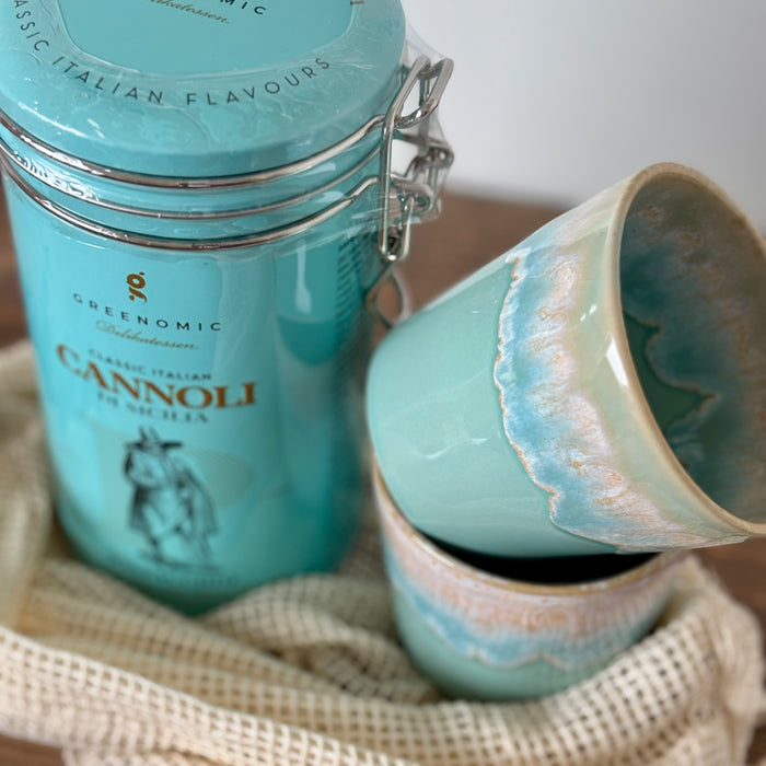 Coffee & Cannoli "Aqua" - Lungo Geschenkset