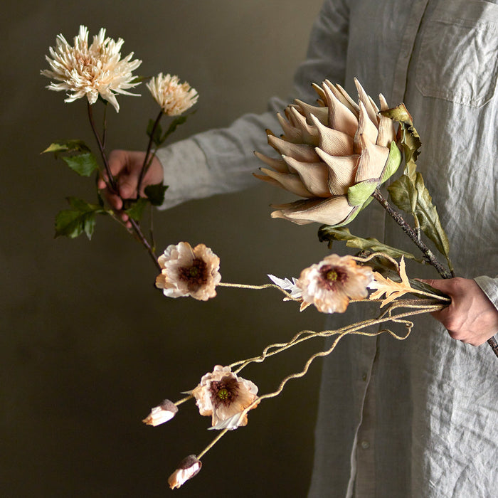 Kunstblume Protea Stiel, Natur