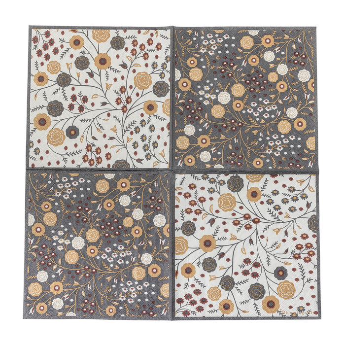 Papierservietten - Classy Flowers