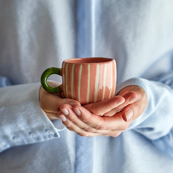 Espresso Tasse Rose Stripes - Kollektion Nini