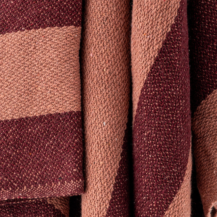 Wohndecke aus Baumwolle – Frello - gewebtes Plaid mit Fransen