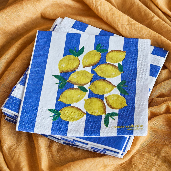 Papierservietten - Limone