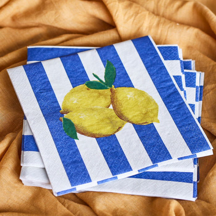 Papierservietten - Limone