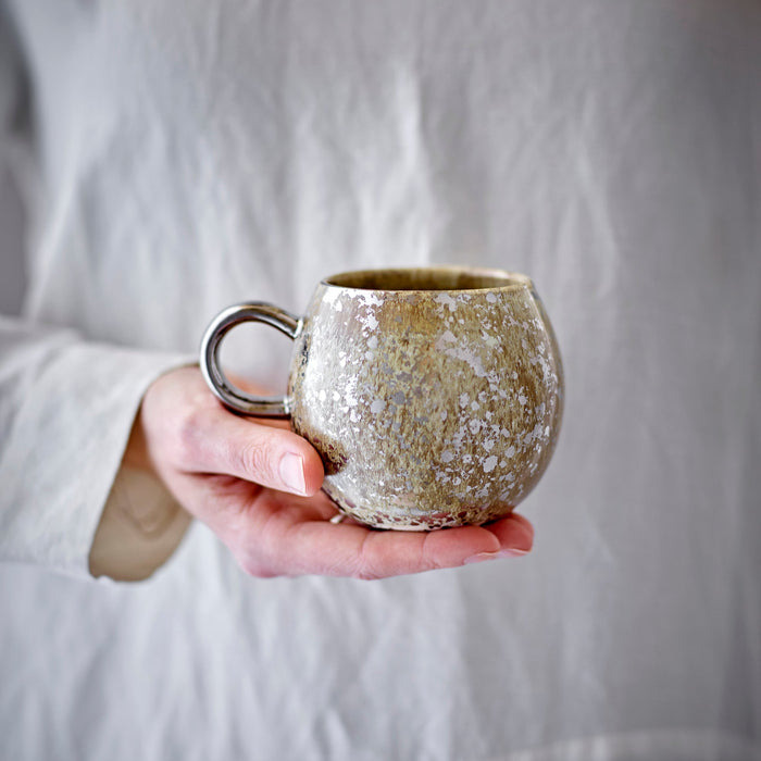 Cappuccino Tasse Silver Lining - Kollektion Paula