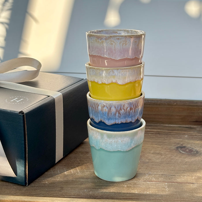 Geschenkbox 4 Espressobecher Grespresso Multicolor