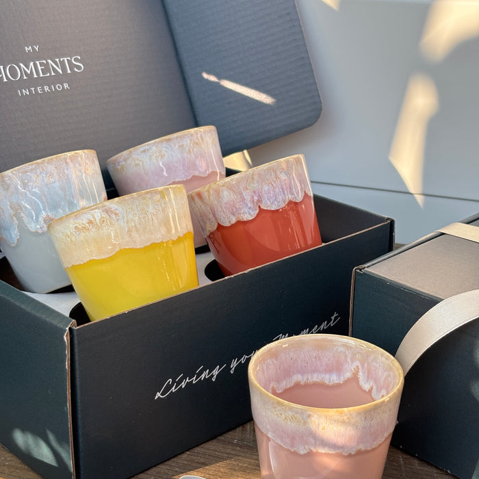 Geschenkbox 4 Grespresso Espressobecher - Shades of Sunset