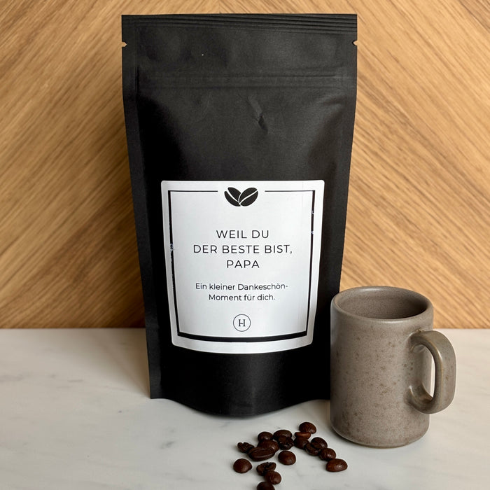 Geschenk: Espressomischung - Bester Papa