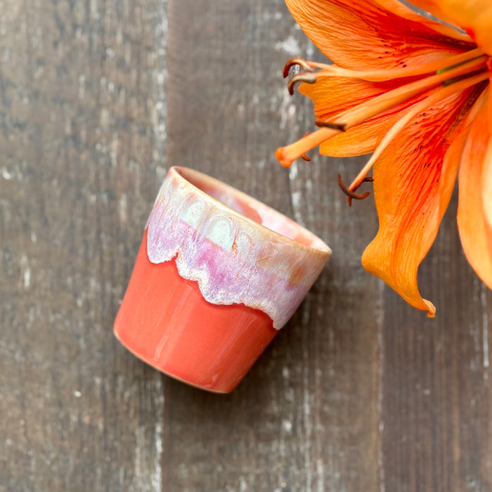 Espresso Becher GRESPRESSO  - Farbe "Sunset Red"