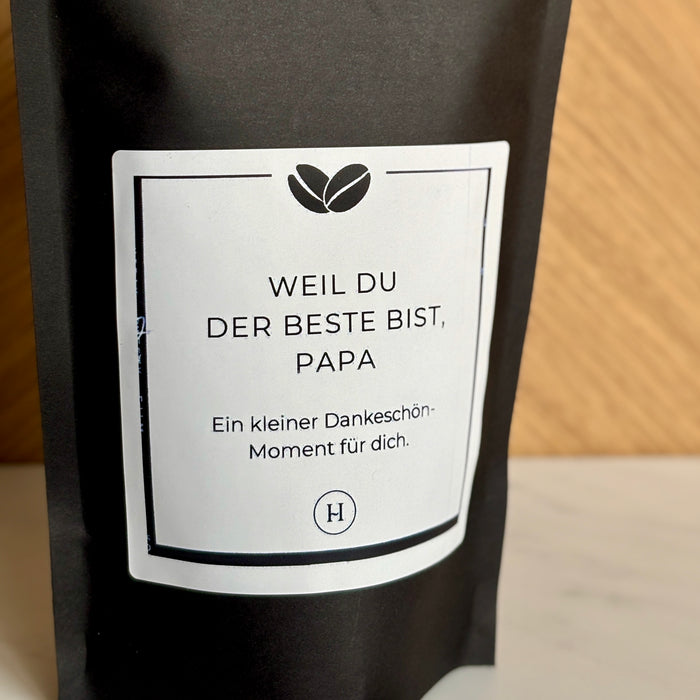Geschenk: Espressomischung - Bester Papa