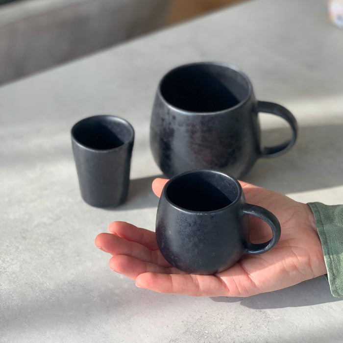 Doppio / Espresso Macchiato Tasse  - Kollektion Black Stone