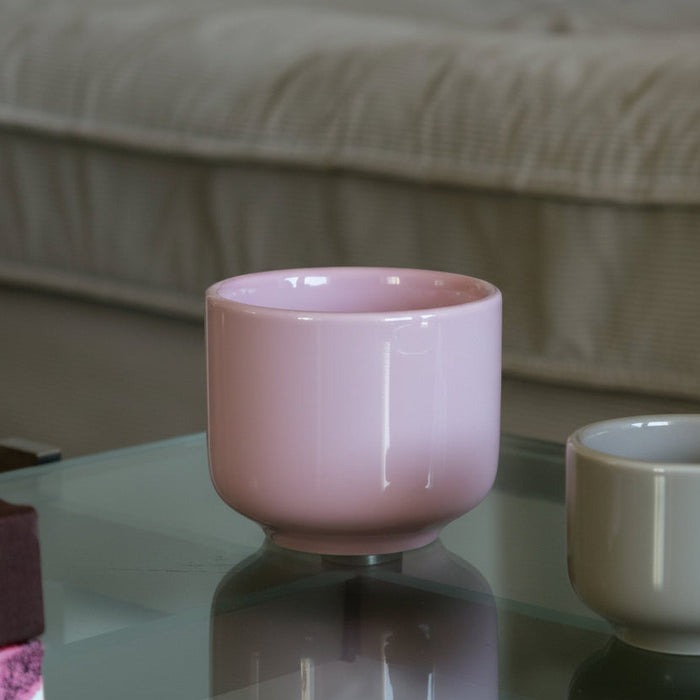 Porzellan Cappuccino Becher Magnolia | Rose