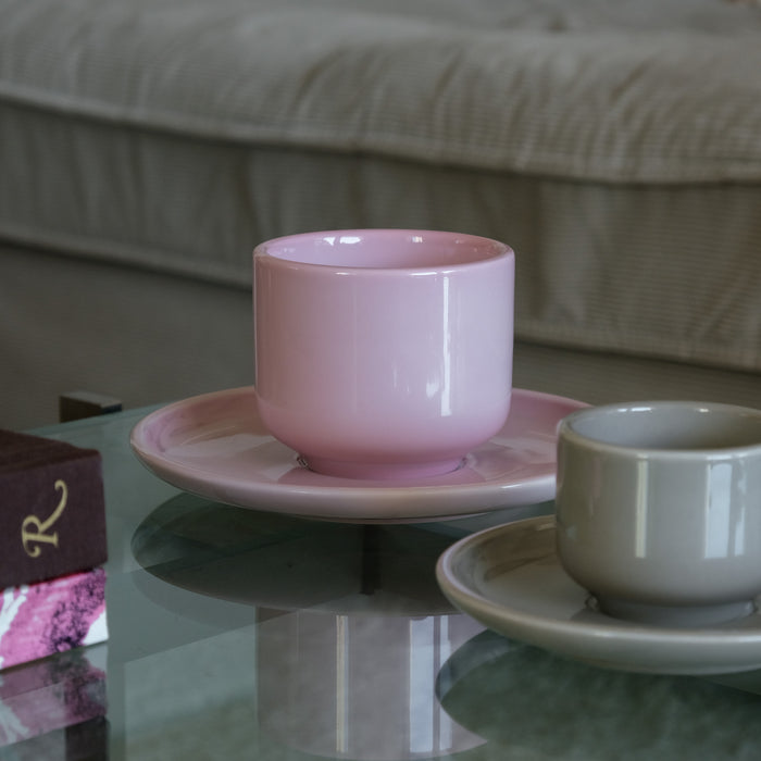 Porzellan Espresso-Duo Magnolia | Greige