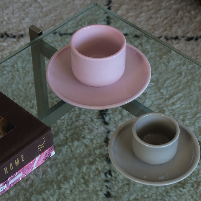 Porzellan Untertasse Cappuccino Magnolia | Farbvarianten verfügbar