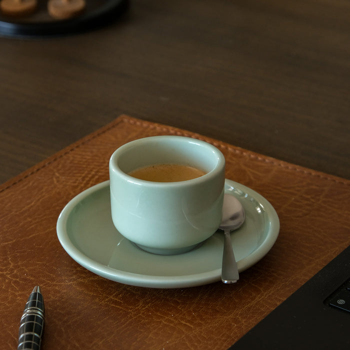 Porzellan Espresso-Duo Magnolia | Pistachio
