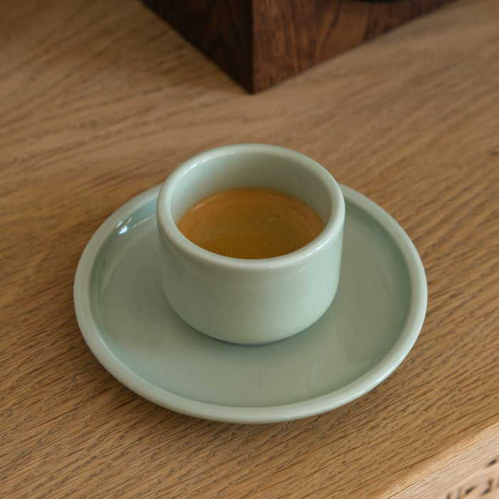 Porzellan Espresso-Duo Magnolia | Pistachio