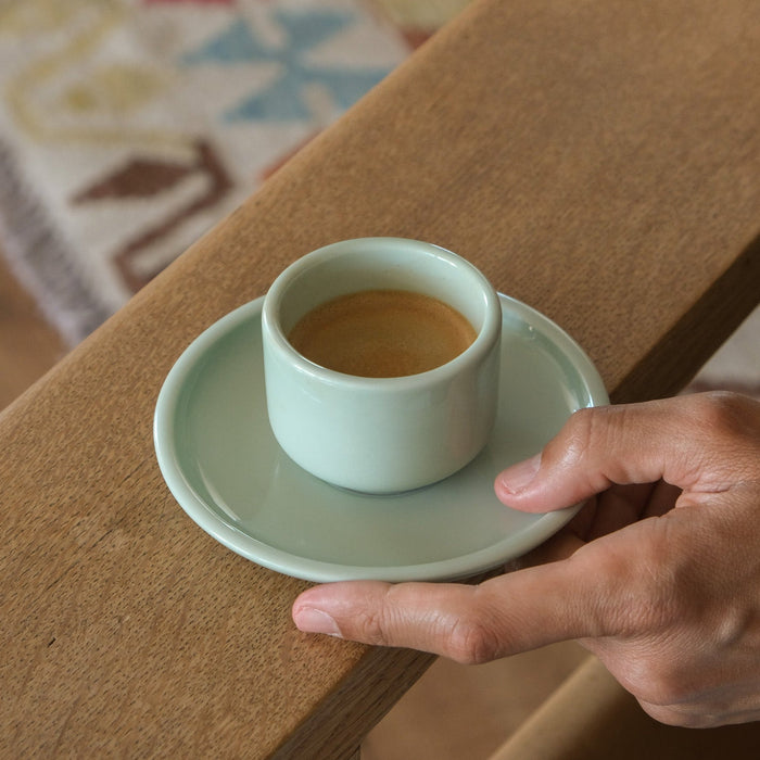 Porzellan Espresso-Duo Magnolia | Pistachio