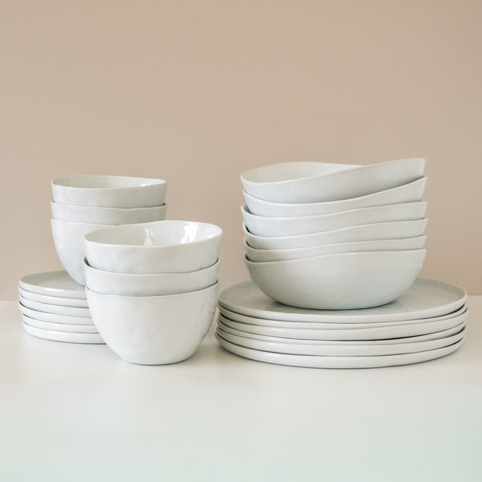 Dinner Set Deluxe Porcelino | 24-teilig