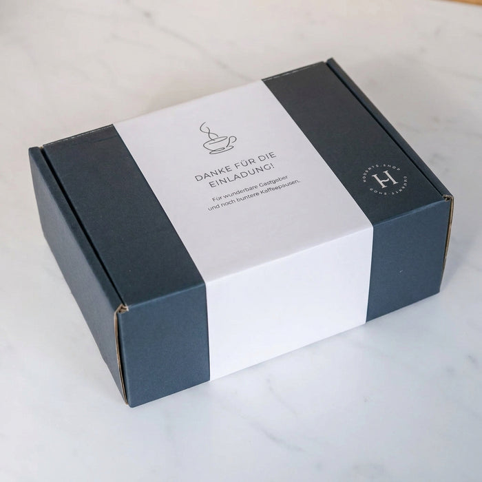 Geschenkbox Espressobecher & Kekse | Black
