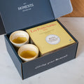Geschenkbox Espressobecher & Kekse | Yellow