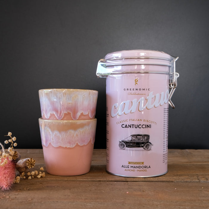 Coffee & Cantuccini "Pink" - Lungo Geschenkset