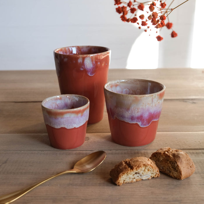 Espresso Becher GRESPRESSO  - Farbe "Sunset Red"