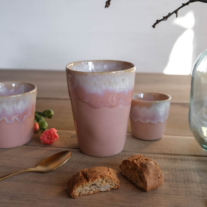 Caffe Latte Becher GRESPRESSO  - Farbe "Soft Pink"