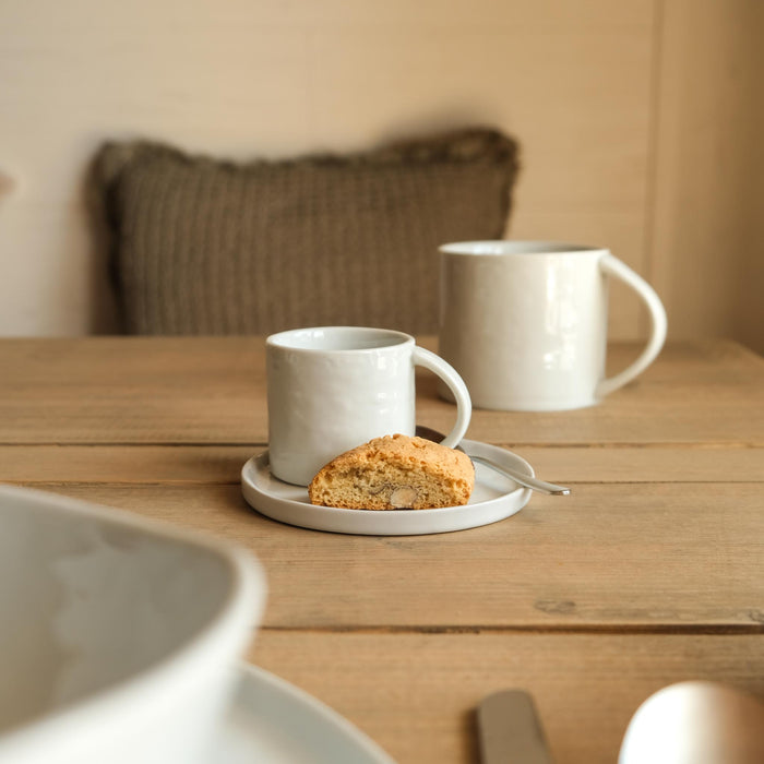 Espresso Tasse mit Untertasse - Kollektion Porcelino