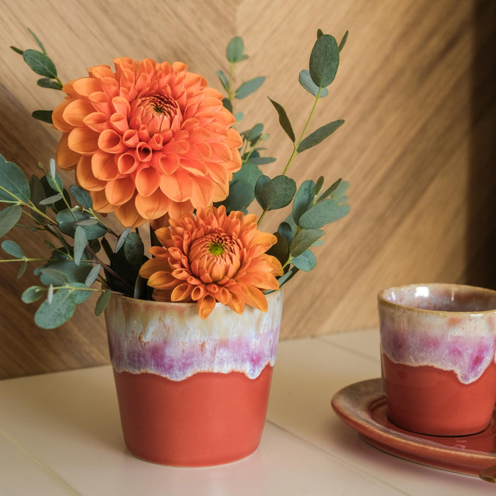 Kaffee Becher GRESPRESSO  - Farbe "Sunset Red"