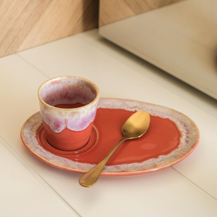 Espresso Becher GRESPRESSO  - Farbe "Sunset Red"